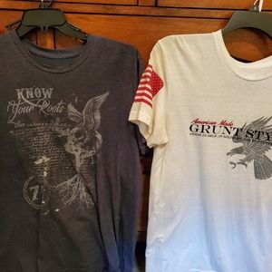 Mens Grunt style sz large T shirts